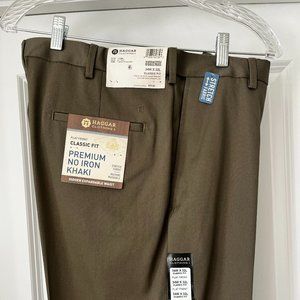 Non-Iron Khaki Dress Pants - Never Worn with tags. Size 34W 32L